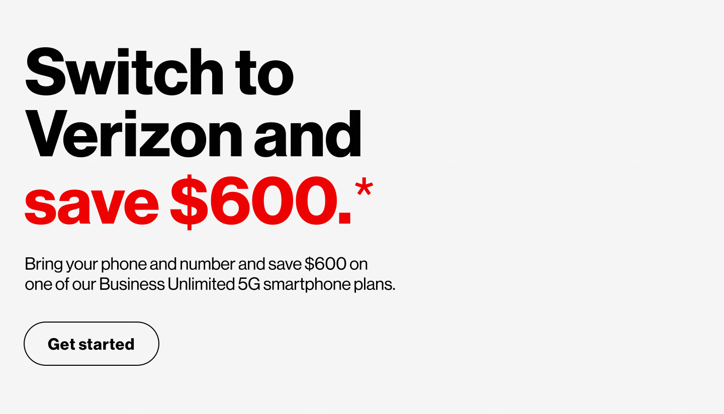 Switch to Verizon and save $600.