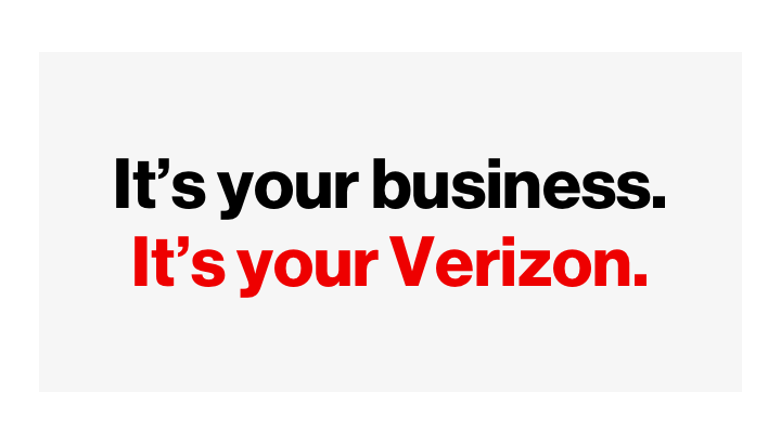  It's your business. It's your Verizon.