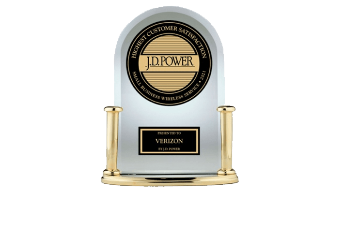 Verizon JD Power award, #1 in Customer Satisfaction